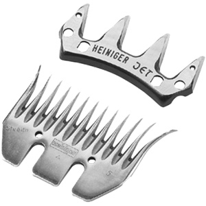Set cutit si piaptan curbat "HEINIGER" oi (100255SET)