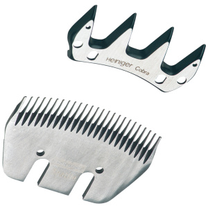 Set cutit si piaptan drept "HEINIGER" 25/4 dinti (100257SET)