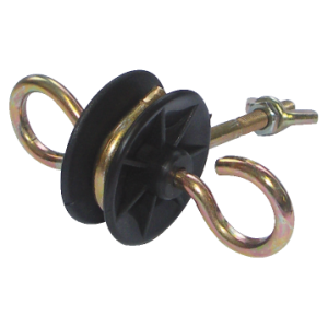 Izolator dublu , maner gard electric cu filet metric M6 (14169C)