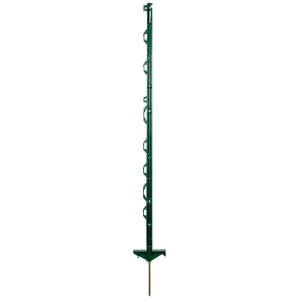 Stalp gard electric 138 cm , tepusa dubla , 5 buc . , verde (14381-5GN)