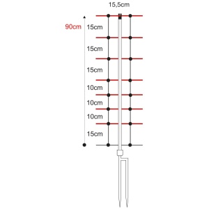 Plasa gard electric oi -high energy-  , 90 cm / 50 m (14590)