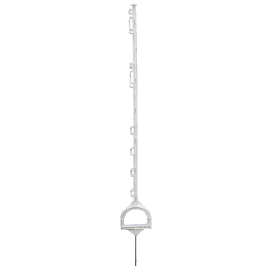 Stalp gard electric , plastic , alb (15109)