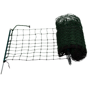 Plasa gard electric , iepuri , 50 cm x 25 m , verde inchis (15195)