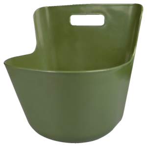 Hranitoare plastic , cu maner , verde  , 13L (122205008)