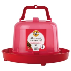 Adapatoare transparenta , rosu 5L (510007005)