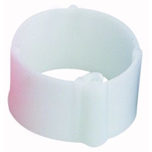 Set inel identificare alb , 25 buc , 16mm  (540016201)