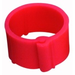 Set inel identificare rosu , 25 buc , 12mm (540012203) - imagine 2