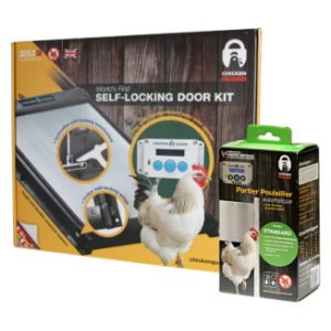 Kit poarta cu deschidere/inchidere/blocare automata ChickenGuard STANDARD (595611)