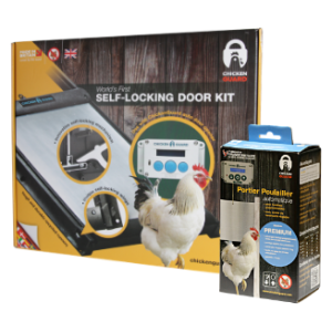 Kit poarta cu deschidere/inchidere/blocare automata ChickenGuard STANDARD (595612)