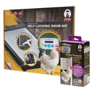 Kit poarta cu deschidere/inchidere/blocare automata ChickenGuard STANDARD (595613)