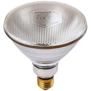 Bec infrarosu "PHILIPS IR/PAR" 100 W alb (116401100C)