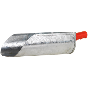 Scafa metal cu maner de plastic