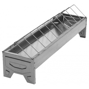 Furajator galvanizat , pasari , 50 x 7 cm