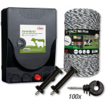 Pachet kit gard electric , 8.2 J , 1000 m , 12+230 V , fir 6 lite - imagine 1