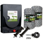 Pachet kit gard electric , 8.2 J , 2000 m , 12+230 V , fir 3 lite - imagine 1